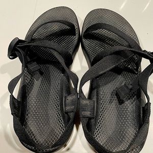 Ladies black Chaco hiking sandals , size 10